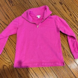 Crewcuts Bright Fuchsia Quarter-Zip Pullover